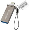 【タイムセール】 ライトニング USB3.0メモリ 32G 【iPod / iPhone / iPad 対応　MFI認証済み】 フラッシュドライブ コネクター付き グレーが激安特価