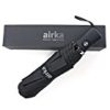 【急げ！】Airkaトラベル傘 – 自動Open Close防風テストの雨/吹雪、軽量コンパクト ブラック (Black)が激安特価！