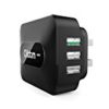 0時から【タイムセール】Oittm USB Quick Charge充電器 3.0 3ポート チャージャー 25W ブラックが激安特価！