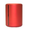 【赤色】円筒型のMini-ITX対応 円筒形型PCケース 朱鼓(Aka-Tsudsumi) AT-PI314、スピーカーセットで 2,980円送料無料！