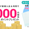 【期間限定】今がチャンス！楽天カードで8,000ポイント！！楽天パンダのデザインも選択可能！