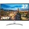【朝まで】Acer 27型WQHD解像度 IPS液晶ディスプレイ RC271Usmidpx 送料込34980円 23.8型WQHD RC241YUsmidpx 送料込27480円