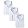 【まだあります】HARUYAMA(はるやま) 形態安定加工 イージーケア長袖白セミワイドカラーワイシャツ 3枚セット 3,120円送料無料（1,040円/枚）！