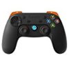 【タイムセール】Bluetooth コントローラー スマホ タブレット テレビ PC PS３ Steam ゲーム対応ゲームパッド 有線無線両対応（オレンジ）が激安特価！