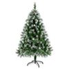 【タイムセール】クリスマスツリー 150cm グリーン ヌードツリー 松かさスノータイプ 組み立て式が激安特価！