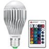 1：05から【タイムセール】LED電球 E26 調光調色可能リモコン付き 10W RGBW 16色変更メモリー機能 ありが激安特価！