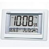 【タイムセール】セイコー クロック 掛け時計 置き時計 兼用 電波 デジタル カレンダー 快適度 温度 湿度 表示 白 パール SQ432W SEIKOが激安特価！