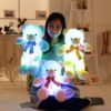 【さらに444円OFF！】Colorful LED Flash Light Luminous Bear Soft Plush Doll － LED内蔵ぬいぐるみ