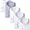 【タイムセール】(アトリエサンロクゴ） atelier365 ワイシャツ 選べる6種類 5枚セット長袖 /at101が激安特価！