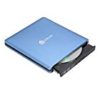 【タイムセール】ポータブルDVDドライブ USB 3.0 外付け CD-RW DVD-RW プレイヤー Windows Mac OS 対応 書き込み USBケーブル付き 薄型 (ブルー) IDD01が激安特価！