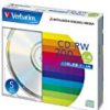 【大幅値下がり！】三菱ケミカルメディア Verbatim  くり返し記録用 CD-RW SW80QU5V1 (1-4倍速/5枚)が激安特価！