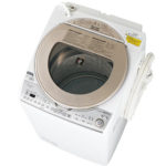 【17時】SHARP プラズマクラスター搭載 穴なし層採用縦型洗濯機 8kg洗/4.5kg乾燥 ES-TX8B 実質50611円