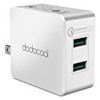 【秘密クーポン】dodocool 2ポートusb急速充電器 QC3.0 2ポート搭載 折り畳み式プラグが激安特価！