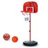 【タイムセール】ミニ バスケットゴール バスケットボール 子供用 高さ調整可能 ボール付き 室内 屋外用が激安特価！