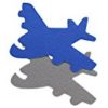 【爆下げ】サンヒット ワッペンフェルト 大 飛行機 WF-115が激安特価！