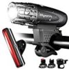 【さらに30%OFF！】OlymFits IP5防水対応自転車用LEDライト5点セット