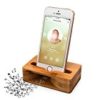 0時から【タイムセール】木製スピーカー ARCHEER　iPhoneスタンドが激安特価！