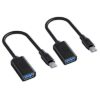 【本日限定】AUKEY USB-C 変換コネクタ USB-C to USB 3.0 OTGケーブル 2個セット CB-A26 税込799円 プライム会員送料無料