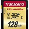 【タイムセール】Transcend SDXCカード 128GB UHS-I U3対応 が