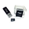 【さらに236円OFF！】4GB microSDメモリーカード － USBメモリ型アダプタ＆SDカードアダプタセット