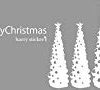 【爆下げ】HARRY STICKER クリスマス ウォールステッカー 貼ってはがせる 転写式 スタイリッシュツリー ホワイト M 約45×45cm AHST0585WHT45が激安特価！