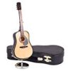 【誤表記？】String Guitar with Pick Guard Music Instrument Miniature Replica with Case – Size 7 in. by Broadway Giftが激安特価！