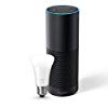 【スマート家電化セット】Amazon Echo Plus（第一世代） スマートホームハブ内蔵スマートスピーカー、Philips Hue ホワイトグラデーション シングルランプセットで 9,980円送料無料！【AmazonAlexa認定取得】