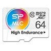 【タイムセール】シリコンパワー 高耐久 ドライブレコーダー用 microSDXCカード 64GB Class10 MLC NANDフラッシュ採用 2年保証 SPA064GMSDIU3が激安特価！