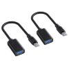 【本日限定】AUKEY USB-C 変換コネクタ USB-C to USB 3.0 OTGケーブル 2個セット CB-A26 送料込899円