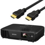【17時】EPSON 3LCD WXGAプロジェクター EB-W420 3m HDMIケーブル付き 実質34801円 ドコモ利用者は実質32697円 送料無料