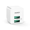 ★【タイムセール】Aukey USB充電器 2ポート 超小型 折りたたみ式 急速充電器 ACアダプター AiPower機能搭載 PA-U32が849円！