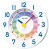 【タイムセール】セイコー クロック 掛け時計 置き時計 兼用 知育 アナログ 白 KX619W SEIKOが激安特価！