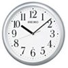 【大幅値下がり！】セイコー クロック 掛け時計 電波 アナログ 銀色 メタリック KX218S SEIKOが激安特価！