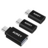 【24時まで】Aukey USB-C to USB 3.0アダプタ＋USB-C to MicroUSB変換アダプタ(2個)セット CB-MA1 税込699円 プライム会員送料無料