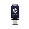 【タイムセール】HP 32GB USB3.1対応 Type-C + A デュアルUSBメモリ 360度回転デザイン2in1 OTG フラッシュドライブ x2000m HPFD2000M-32が激安特価！