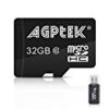 【タイムセール】AGPtEK microSDHCカード 32GB Class10 カードリーダー付属 携帯/スマートフォン/カメラ/MP3プレーヤーに対応しますが激安特価！