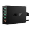 【タイムセール】AUKEY USB充電器 ACアダプター Quick Charge 3.0 搭載 スマホ充電器 55.5W 5ポートが激安特価！