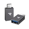 ★【タイムセール】Rampow USB C to USB 3.1 変換アダプタ ブラック 2個セット RAMPOWAD02が594円！