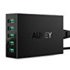 【タイムセール】AUKEY USB充電器 50W/10A ACアダプター 5ポート スマホ充電器が激安特価！