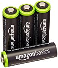 【タイムセール】Amazonベーシック 充電式ニッケル水素電池 単3形4個パック (最小容量1900mAh、約1000回使用可能)が激安特価！