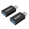 【本日限定・2個セット】AUKEY USB-C to USB 3.0 変換アダプタ CB-A1 送料込499円