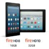 【13日まで】Amazon Fire HD 8 16GB＋Fire HD 10 32GB 8インチ＆10.1インチタブレットセット 送料込18960円
