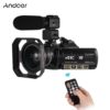 Andoer WiFi 4K ULTRAHD 30X ZOOM IR 0.39X Lens Digital Camera Video Camcorder DVR