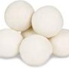 【タイムセール】ドライヤーボール 乾燥機用ウールボール ニュージーランド製 プレミアムウール100％ 洗濯ボール 6個入りが激安特価！