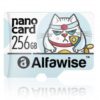 【さらに約200円OFF！】Alfawise 256GB UHS – 3 XC High Speed High Capacity Micro SD Card