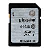 【復活】Kingston SDカード 64GB Class10 UHS-I 対応 SD10VG2/64GB 永久保証 1,563円送料無料！