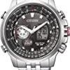 【大幅値下がり！】[シチズン] 腕時計 プロマスター エコ・ドライブ スカイシリーズ ワールドタイム アナデジ 多機能モデル JZ1061-57E シルバーが激安特価！